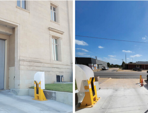 Courthouse Adds Security with Vehicle Arm Barriers